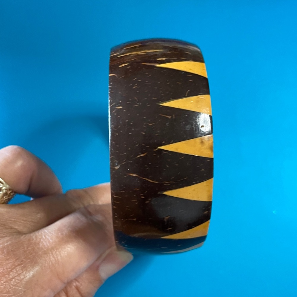Solid Coconut Polynesian Bracelet